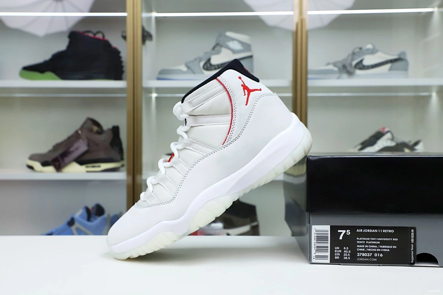 XI TINT JORDAN AIR RETRO PLATINUM 11 0113